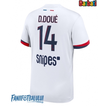 Paris Saint-Germain Desire Doue #14 Tricou Fotbal Replică 2025-26 Barbati Deplasare